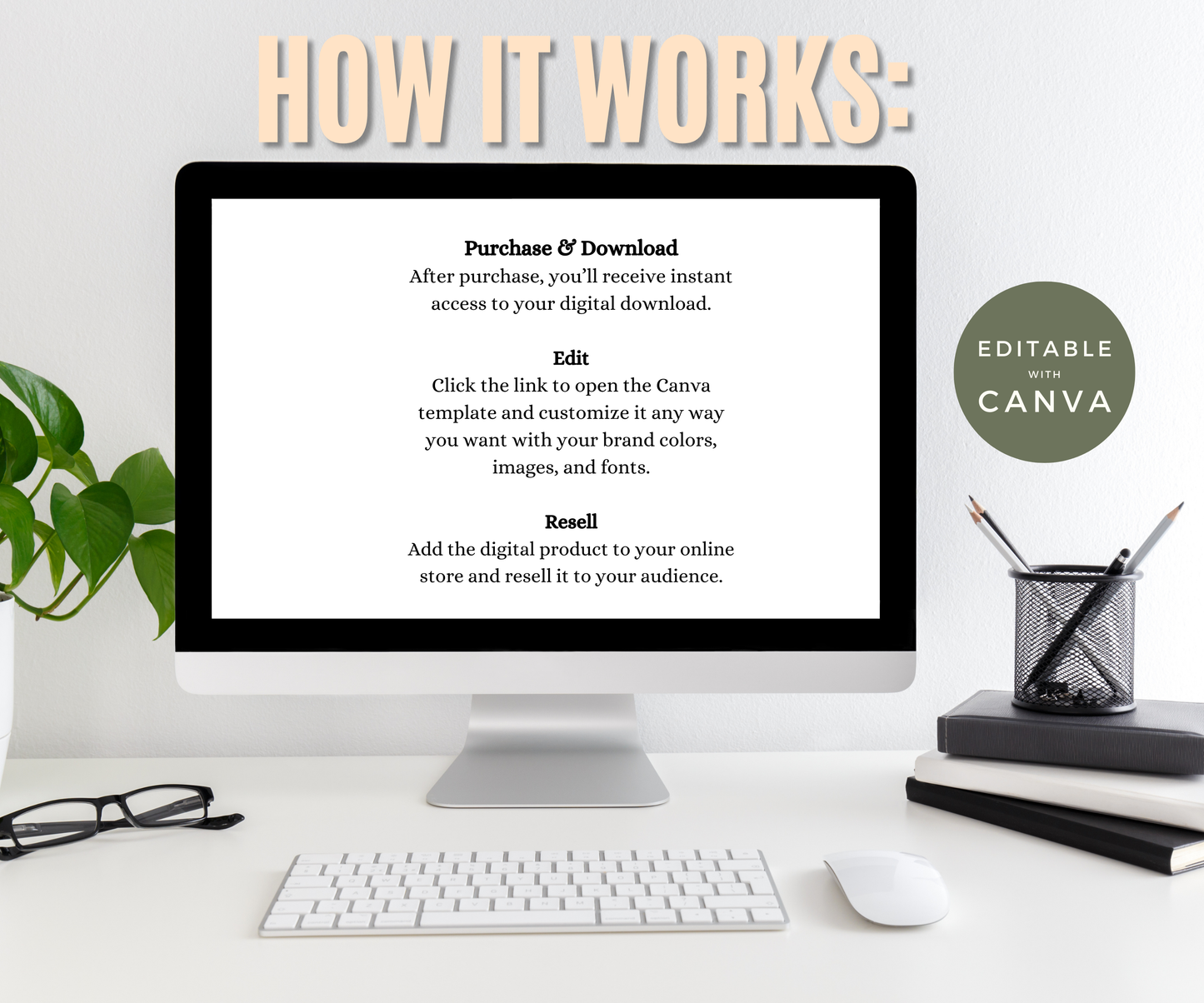 PLR Boho Instagram Canva Template