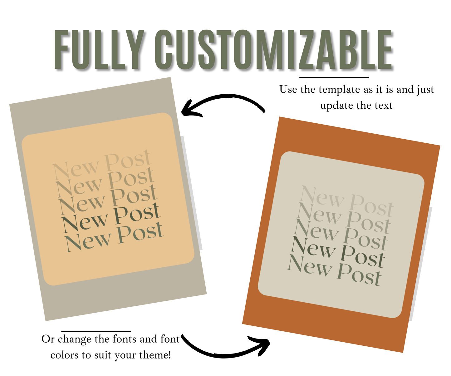 PLR Boho Instagram Canva Template