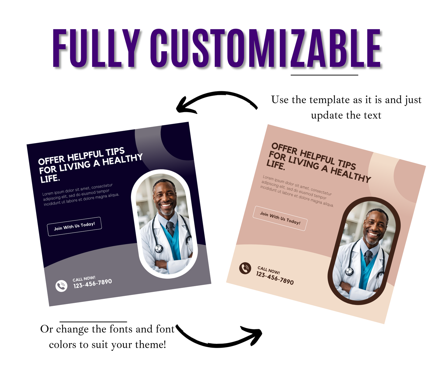 PLR Healthcare Instagram Post Template