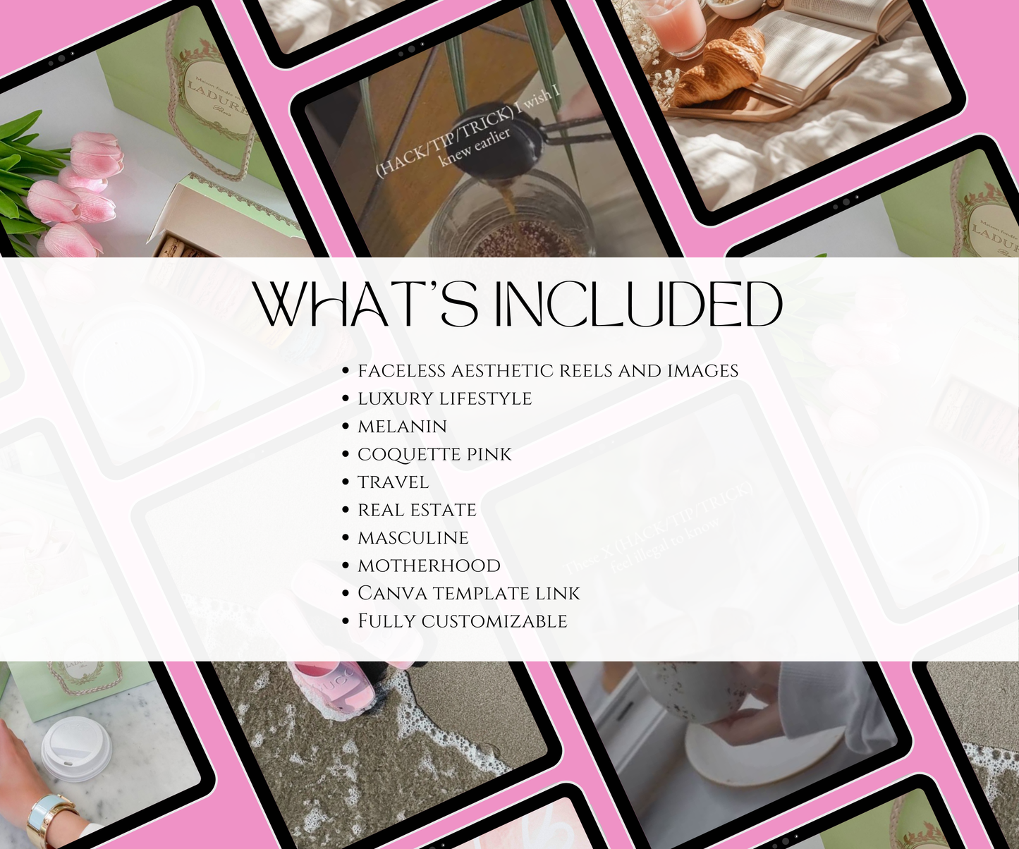 6,000+ Aesthetic Instagram Faceless Video Instagram Reels Bundle