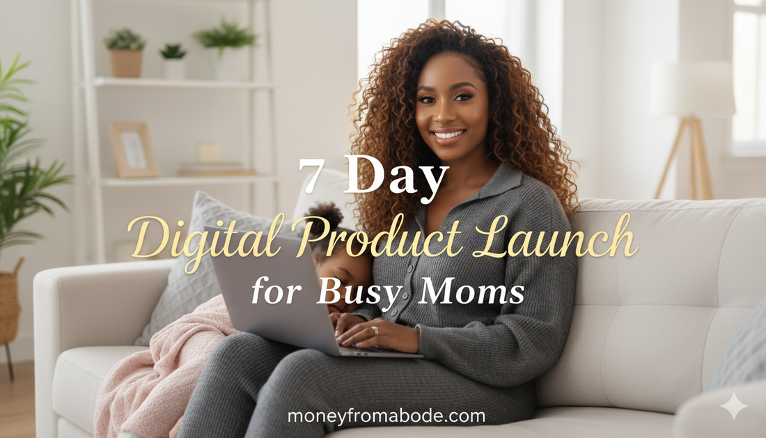 7-Day Digital Product Launch for Busy Moms