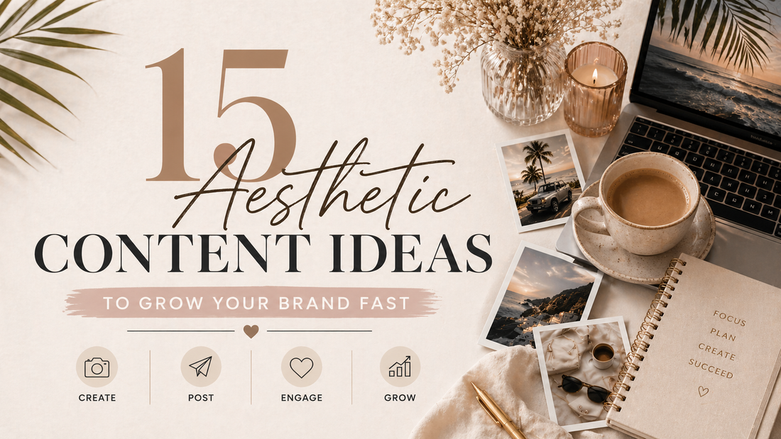 15 Aesthetic Content Ideas That Will Grow Your Brand Fast