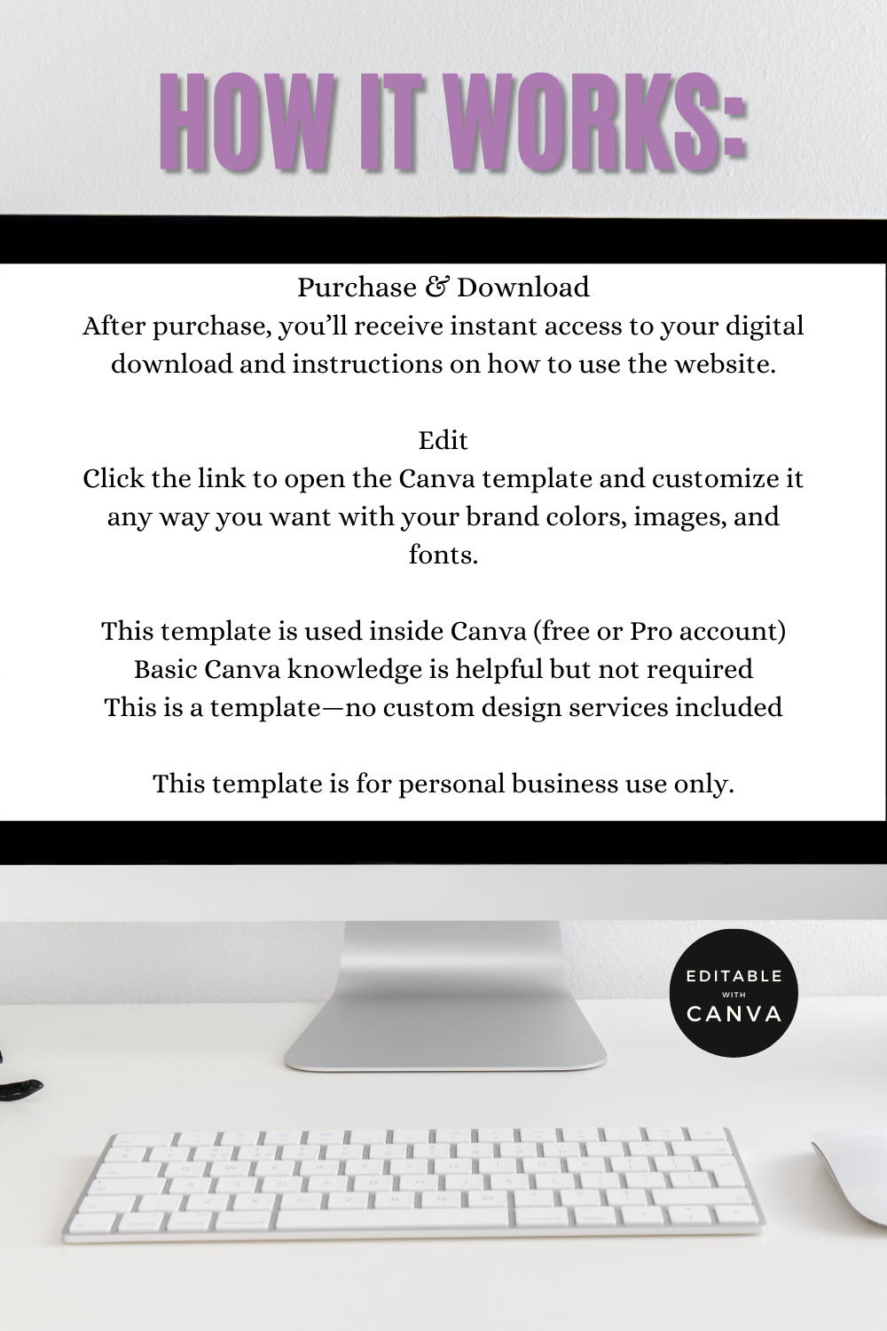 PLR Virtual Assistant Canva Website Template