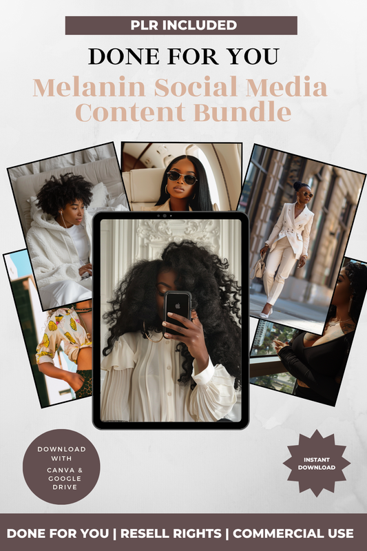 Melanin Social Media Content Bundle